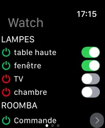 OpenHAB sur Apple Watch